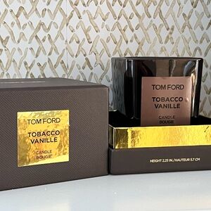 TOM FORD TOBACCO VANILLE BOUGIE CANDLE - 2.25” HEIGHT- NEW